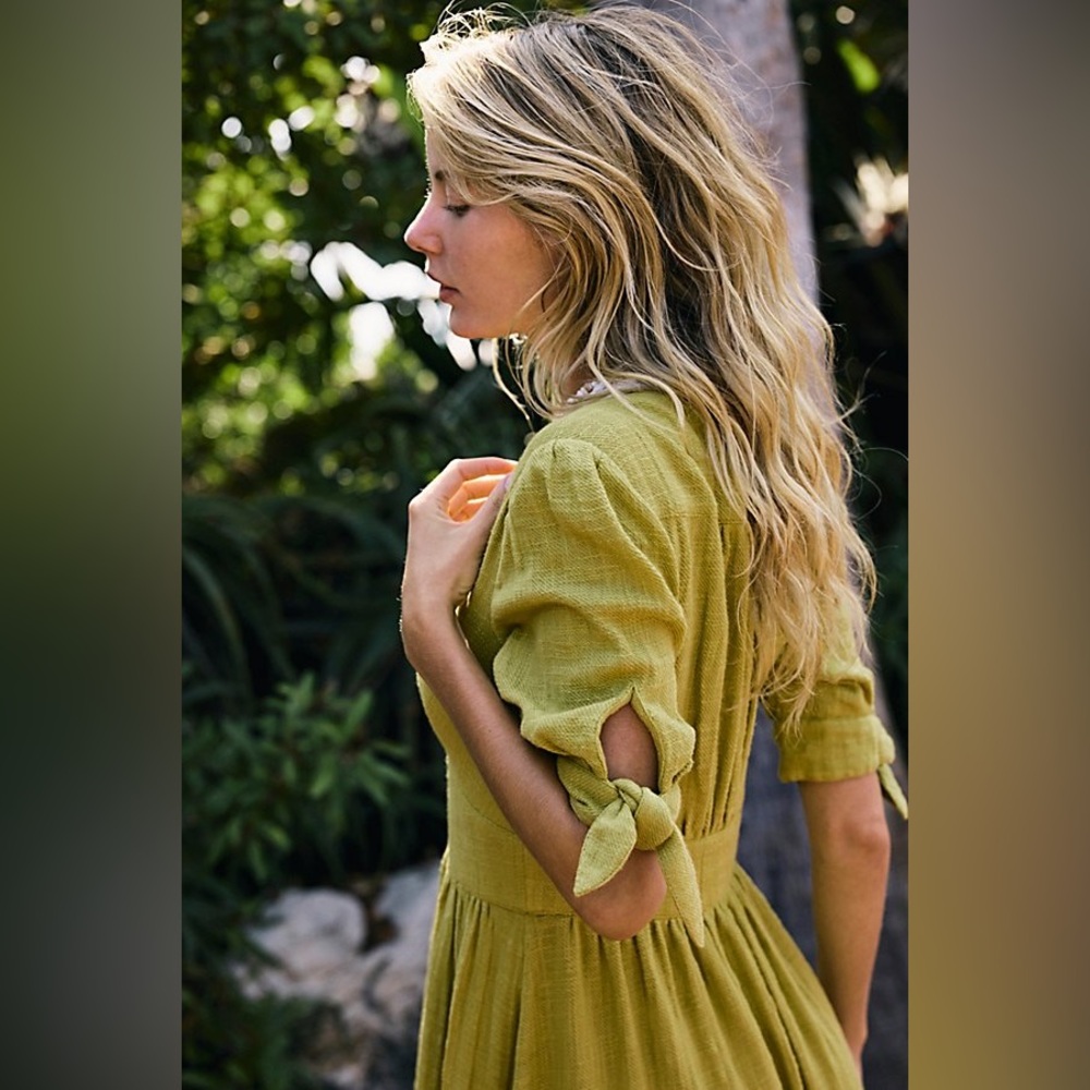 Free People Love Of My Life Midi Dress - Picture 2 of 8